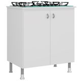 Balcao Para Cooktop 2 Portas 73 Cm Ba115 Branco Dtall