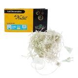 Cascata Led Natal 4,3m 240 Leds Branco Quente 127v
