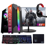 Computador Pc Gamer Completo Tob Core I5 Ssd 240gb 16gb Vga Gt730 4gb Windows 10 Pro Trial + Teclado/mouse + Mouse Pad +