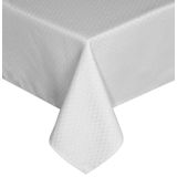 Toalha Mesa Quadrada Reggina 180x180cm Branca Argivai