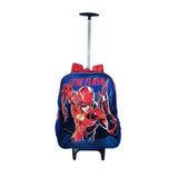 Mochila Flash Rodinhas Meninos Escolar Infantil Aulas