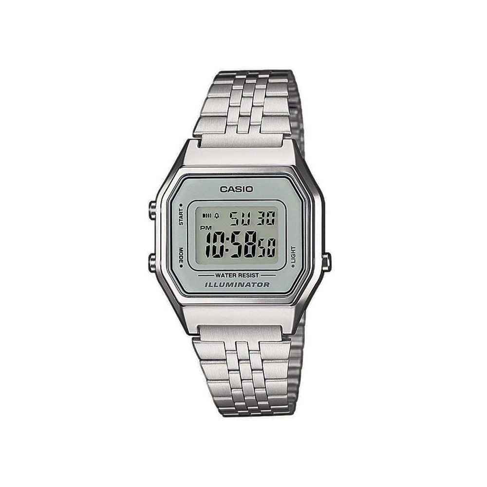 Relógio Casio Vintage Prata La680wa-7df