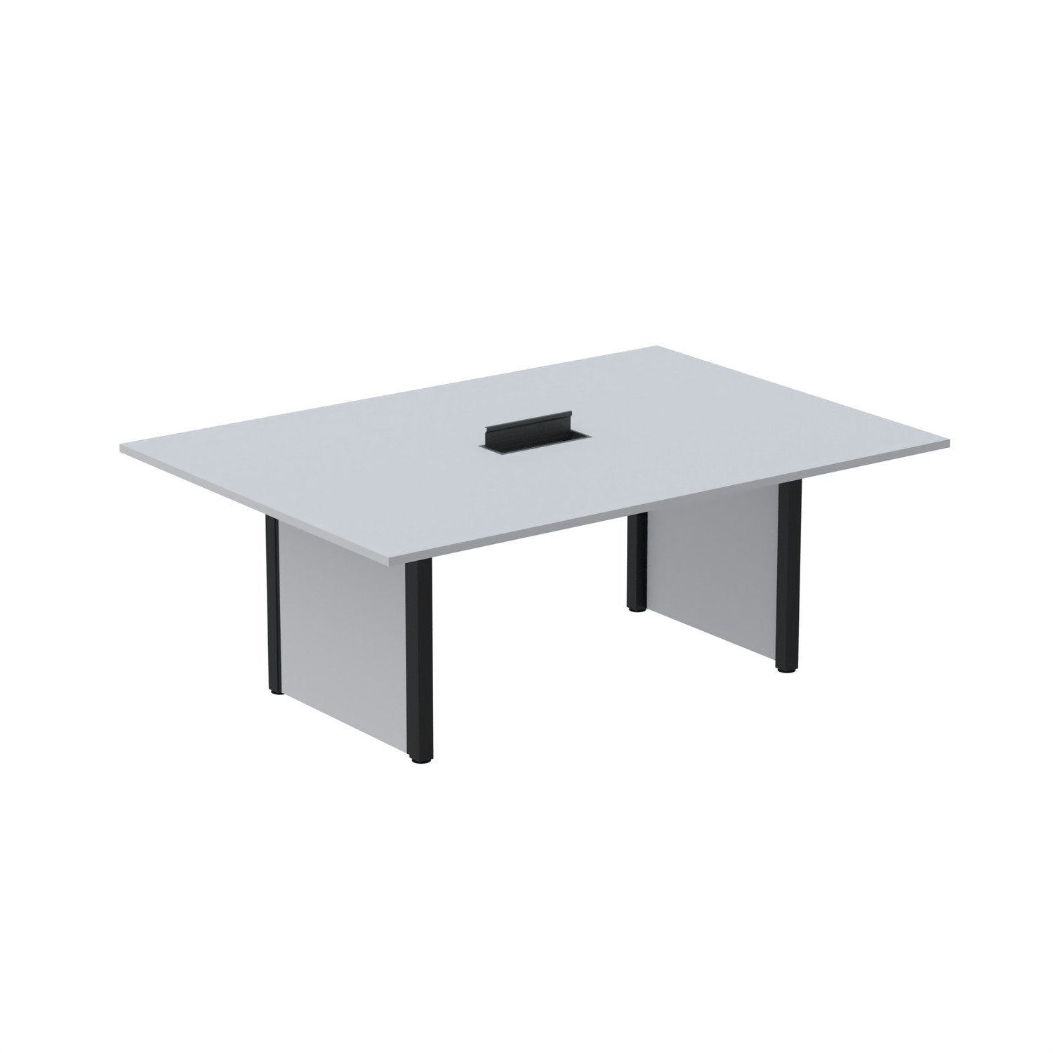 Mesa De Reunião 2000x1400 Mrcpb2014pp Cinza/preto