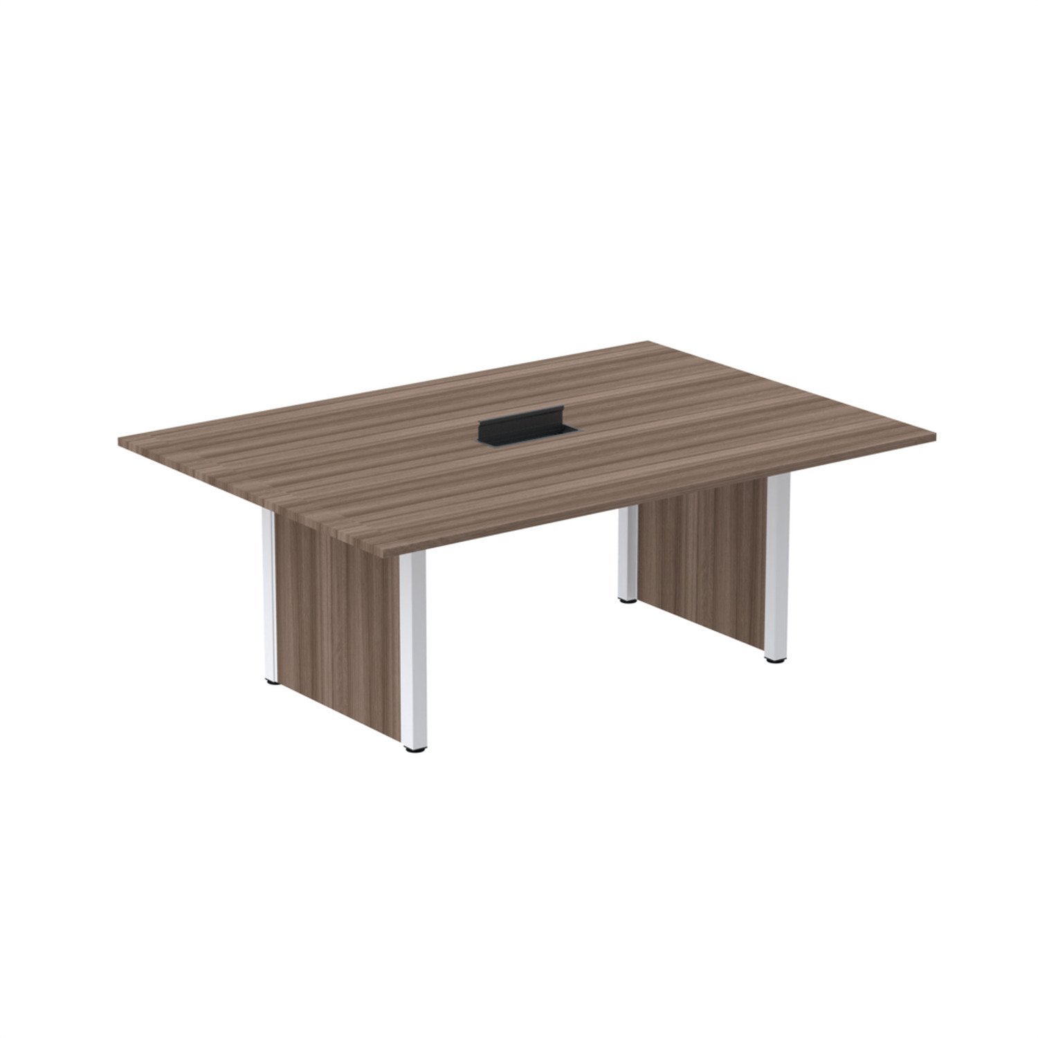 Mesa De Reunião 2000x1400 Mrcpb2014pp Walnut/branco