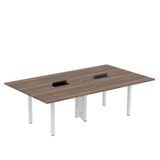 Mesa Reunião 320cm X 140cm Mrcpb3214 Noce Naturalle/branco