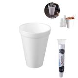 Copos Café Descartáveis Térmicos Isopor 300ml 25un