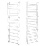 Sapateira Vertical De Parede E Porta Para 36 Pares Branca