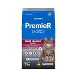 Ração Premier Ambientes Internos Pelos Longos Para Gatos Adultos Sabor Frango 7,5 Kg