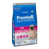 Ração Premier Raças Específicas Pug Cães Adultos Porte Pequeno Frango 2,5kg