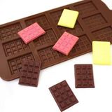 Forma Molde Silicone Chocolate Waffle Wafle Barra Tablete