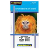 Papel Fotográfico Glossy Auto Adesivo A4 210x297 Mm 130g - C/ 50 Folhas - Masterprint - Masterprint