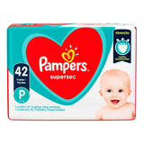 Fralda Pampers Supersec Mega P Com 42 Unidades