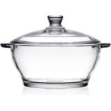 Tigela Com Tampa 1 Litro 16x7,5x7,5 Vidro N2470877 - Quanhe
