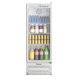 Refrigerador/expositor Vertical Gptu-40 Br El Gelopar - Branco 410l Temperatura 0° A +7°c Vidro Temperado 220v Gelopar