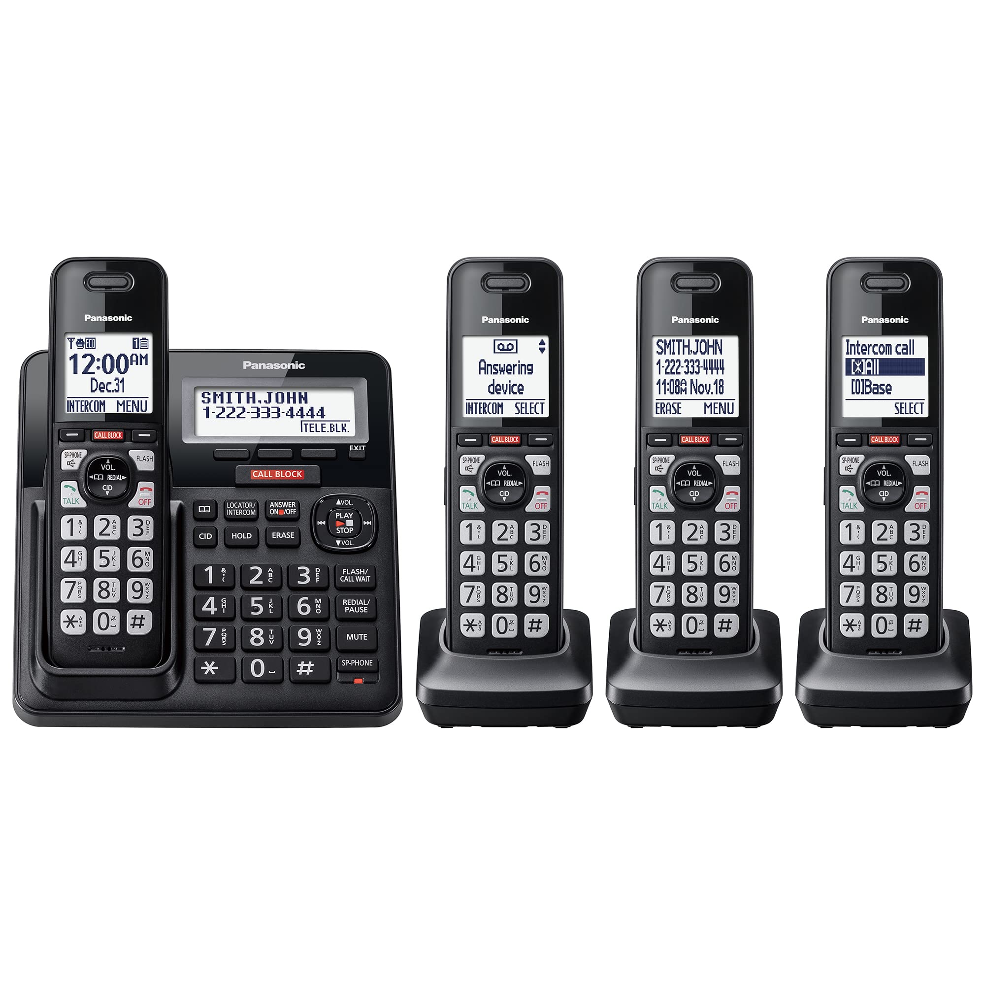 Telefone Sem Fio Panasonic Kx-tgf944b Com Aparelhos Call Block 4
