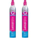 Pacote De Recarga De Gás Co2 Sodastream 2 Cilindros Pink Cqc System