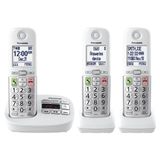 Telefone Sem Fio Panasonic Kx-tgu433w Com Tela E Botões Grandes