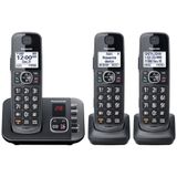 Sistema De Telefone Sem Fio Panasonic Kx-tge633m Com Secretária Eletrônica