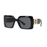 Óculos De Sol Versace Ve 4405 Gb1/87 Preto Plástico Cinza Lente