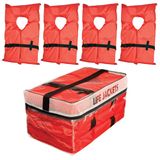 Bolsa De Armazenamento De Coletes Salva-vidas Kent Clear Type Ii Adult Orange X4