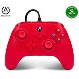 Controlador Com Fio Gamepad Powera Para Xbox Series X|s - Vermelho