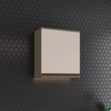 Armário Aéreo 1 Porta 60cm 100% Mdf Aurora Duna/cristal