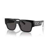 Óculos De Sol Dolce &amp; Gabbana Dg6184-501/87 Para Homens - Preto/cinza