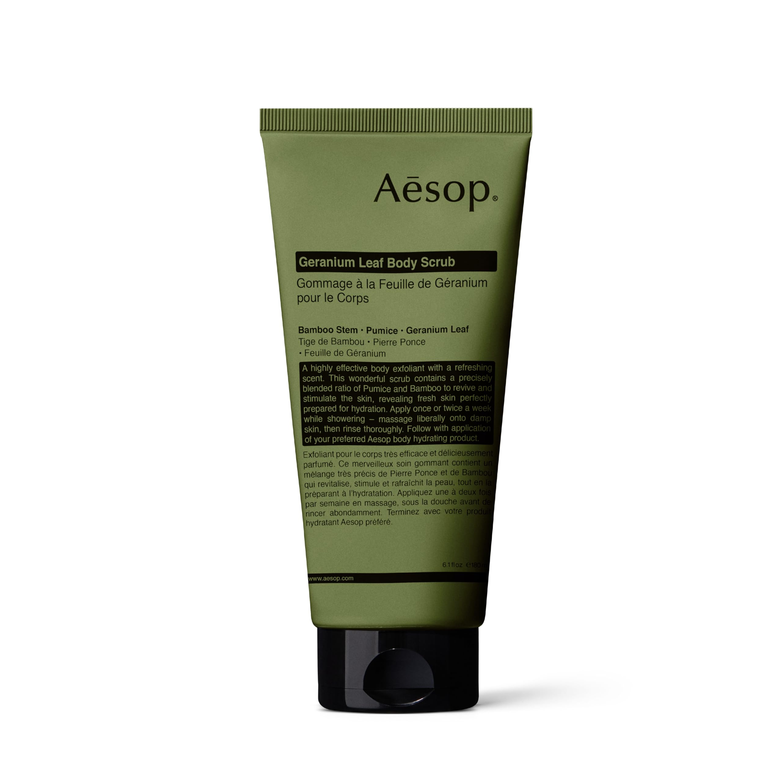 Esfoliante Corporal Aesop Geranium Leaf 180 Ml Vegano Sem Parabenos