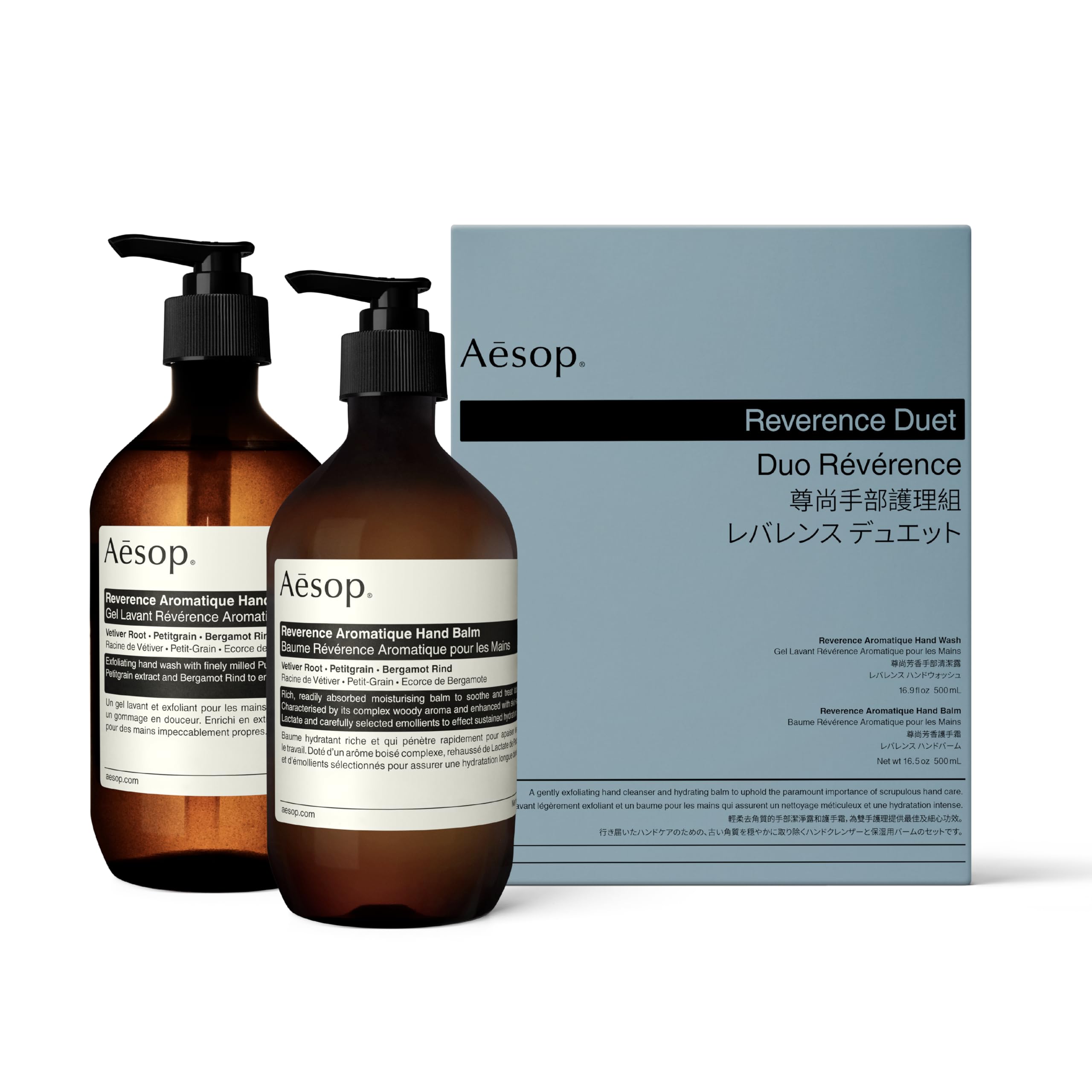 Conjunto De Sabonete E Bálsamo Para Mãos Aesop Reverence Aromatique