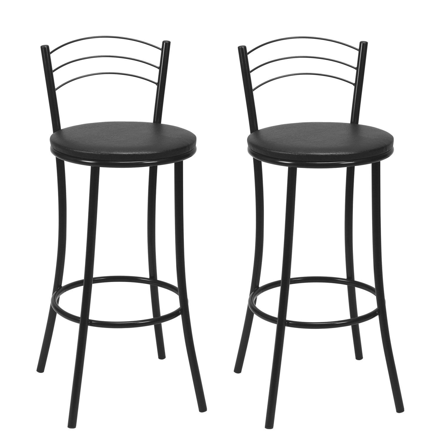 Kit 2 Banquetas 92cm Virginia Preto