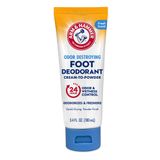Desodorante Para Pés Arm &amp; Hammer Cream To Powder, Proteção 24 Horas