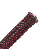 Manga Trançada Alex Tech Pet Expansível 25 Pés X 1,5 Cm Preta