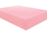 Lençol Com Elástico Ntbay Em Microfibra Escovada Twin Xl Rosa