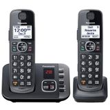 Telefone Sem Fio Panasonic Kx-tge632m Com Secretária Eletrônica 2hs