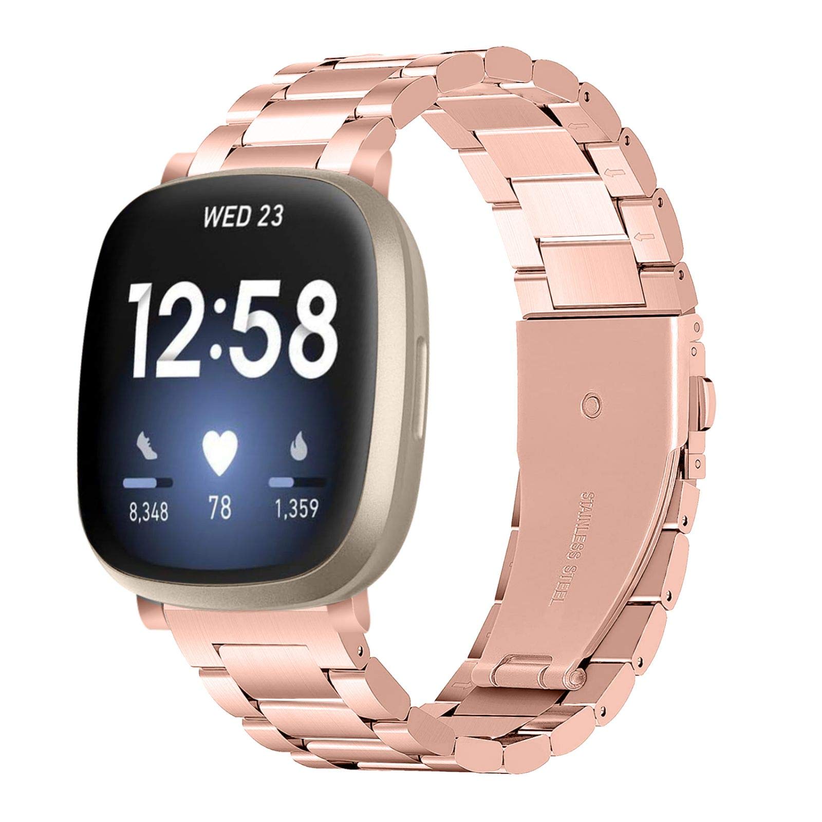 Band Limque Stainless Steel Para Fitbit Versa 4/sense