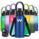 Garrafa De Água Werewolves Isolada Em Aço Inoxidável 710ml