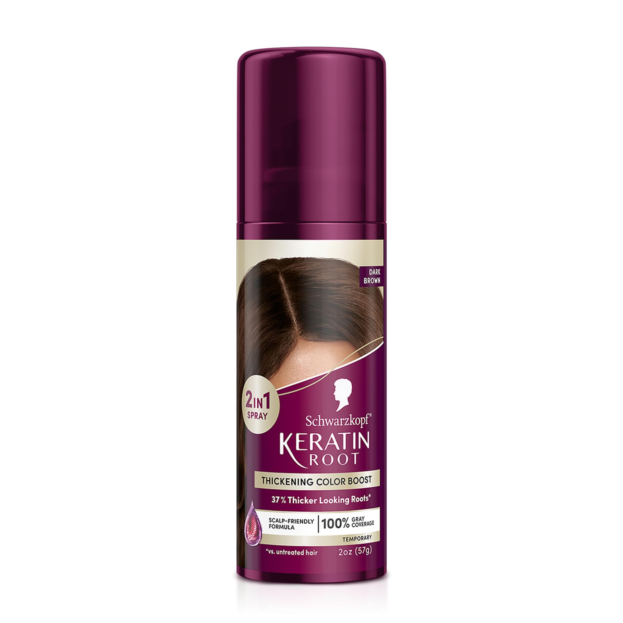 Spray Temporário De Coloração De Cabelo Schwarzkopf Keratin Color Root