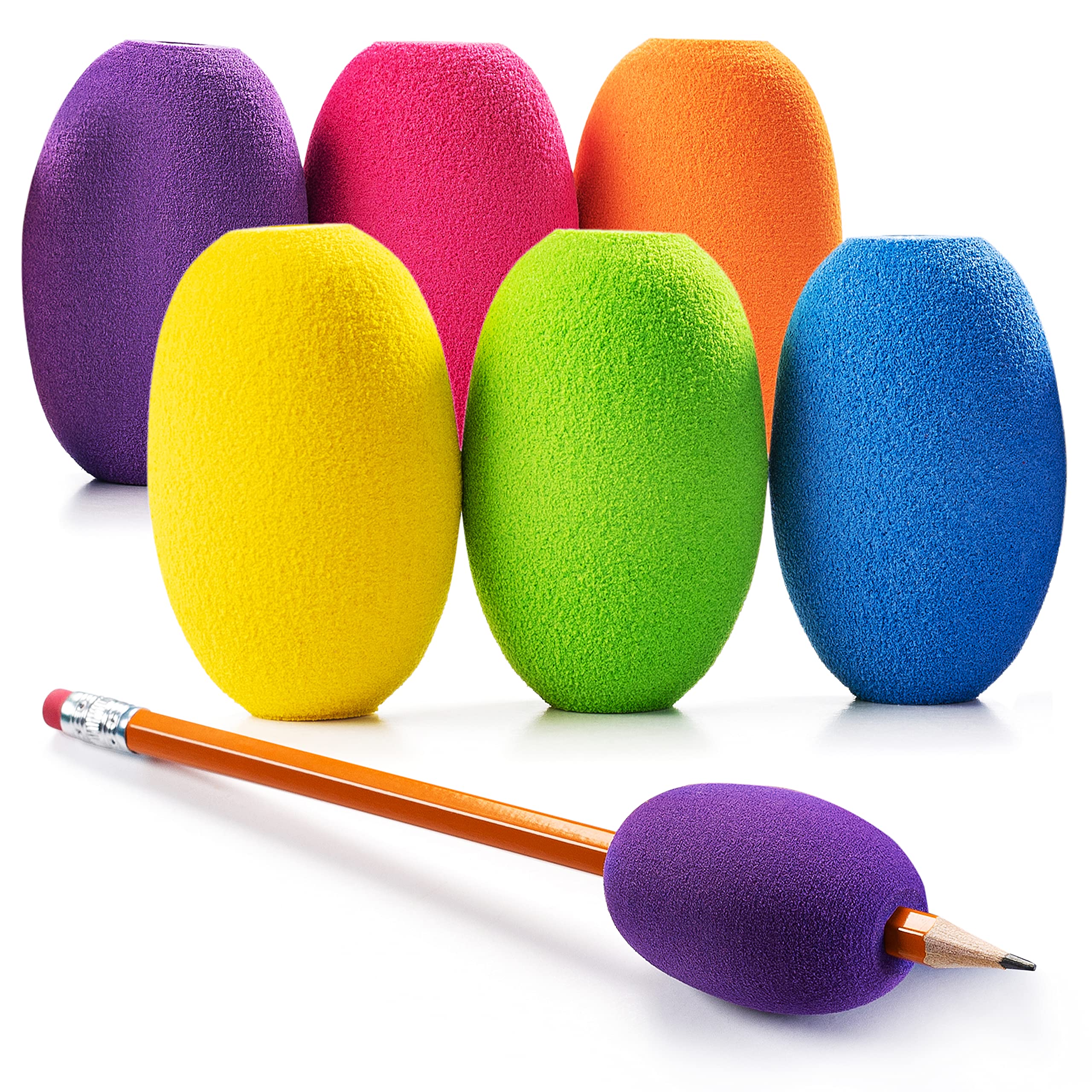 Pencil Grips Special Supplies Egg Para Crianças/adultos (pacote Com 6)