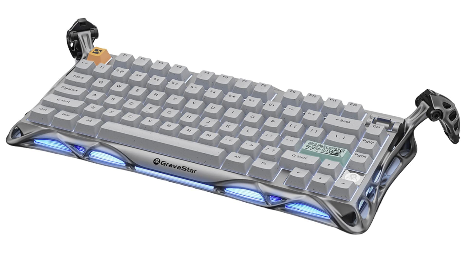 Teclado Para Jogos Sem Fio Gravastar Mercury K1 Pro 79 Teclas