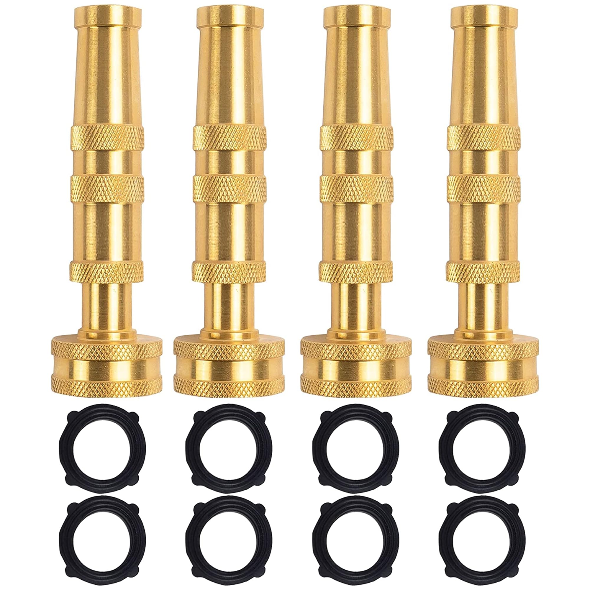 Bocal De Mangueira Hourleey Adjustable Twist 4 Em Latão Pesado