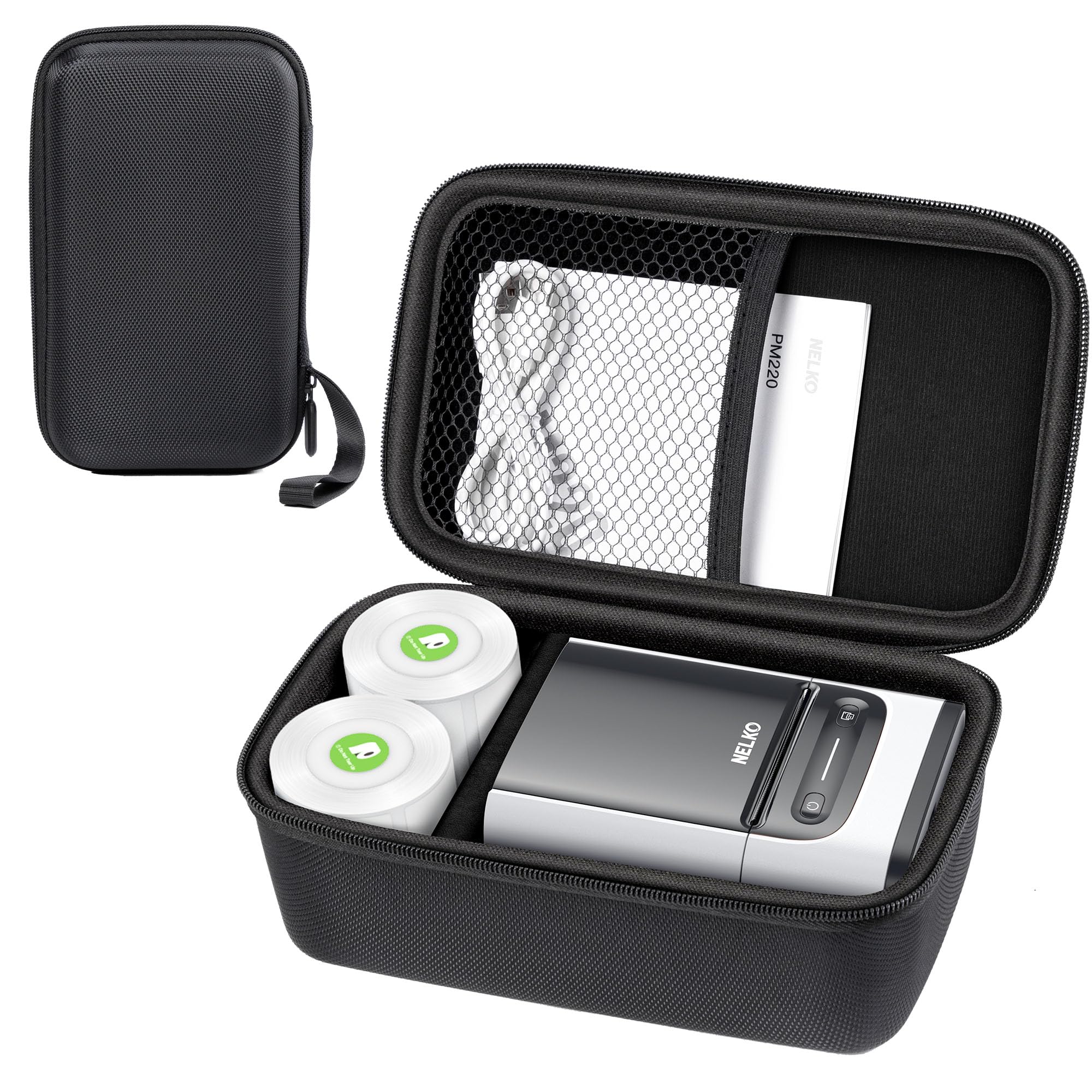 Bolsa De Transporte Para Nelko Pm220 Label Maker Black
