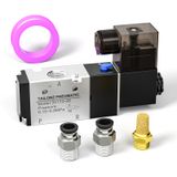 Válvula Solenóide Tailonz Pneumatic 3v110-06 Dc24v 0.15-0.8mpa