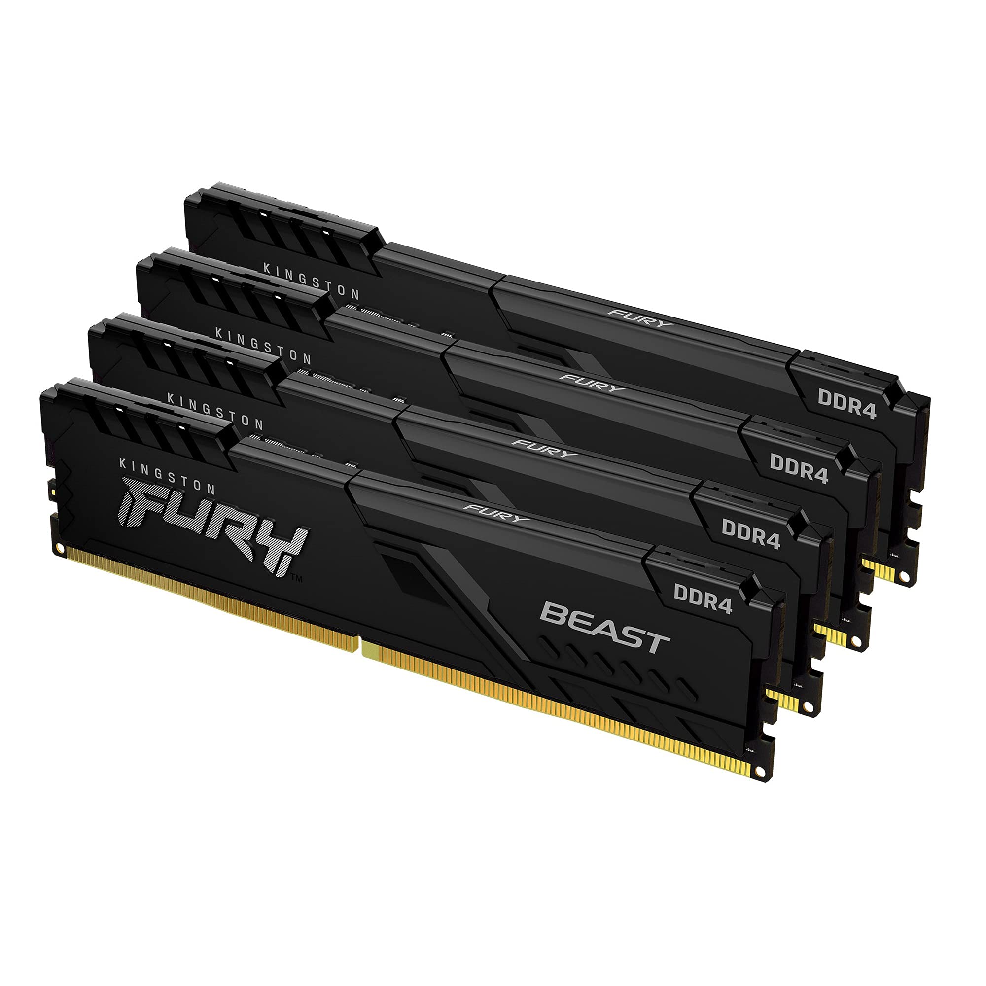 Memória Kingston Fury Beast 64gb (4x16gb) 3200 Mhz Ddr4