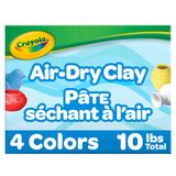 Air Dry Clay Crayola Classic Colors, 2,5 Libras, Conjunto De 4 Para Crianças