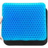 Almofada De Assento De Gel Xsiuyu Para Cadeira De Mesa, Carro, Cadeira De Rodas Preta