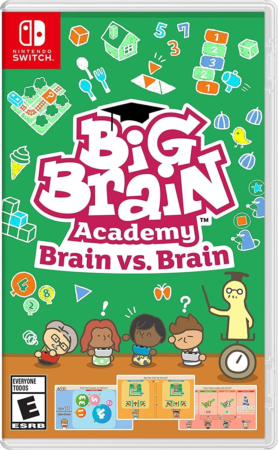 Jogo Eletrônico Nintendo Switch Big Brain Academy Brain Vs Brain