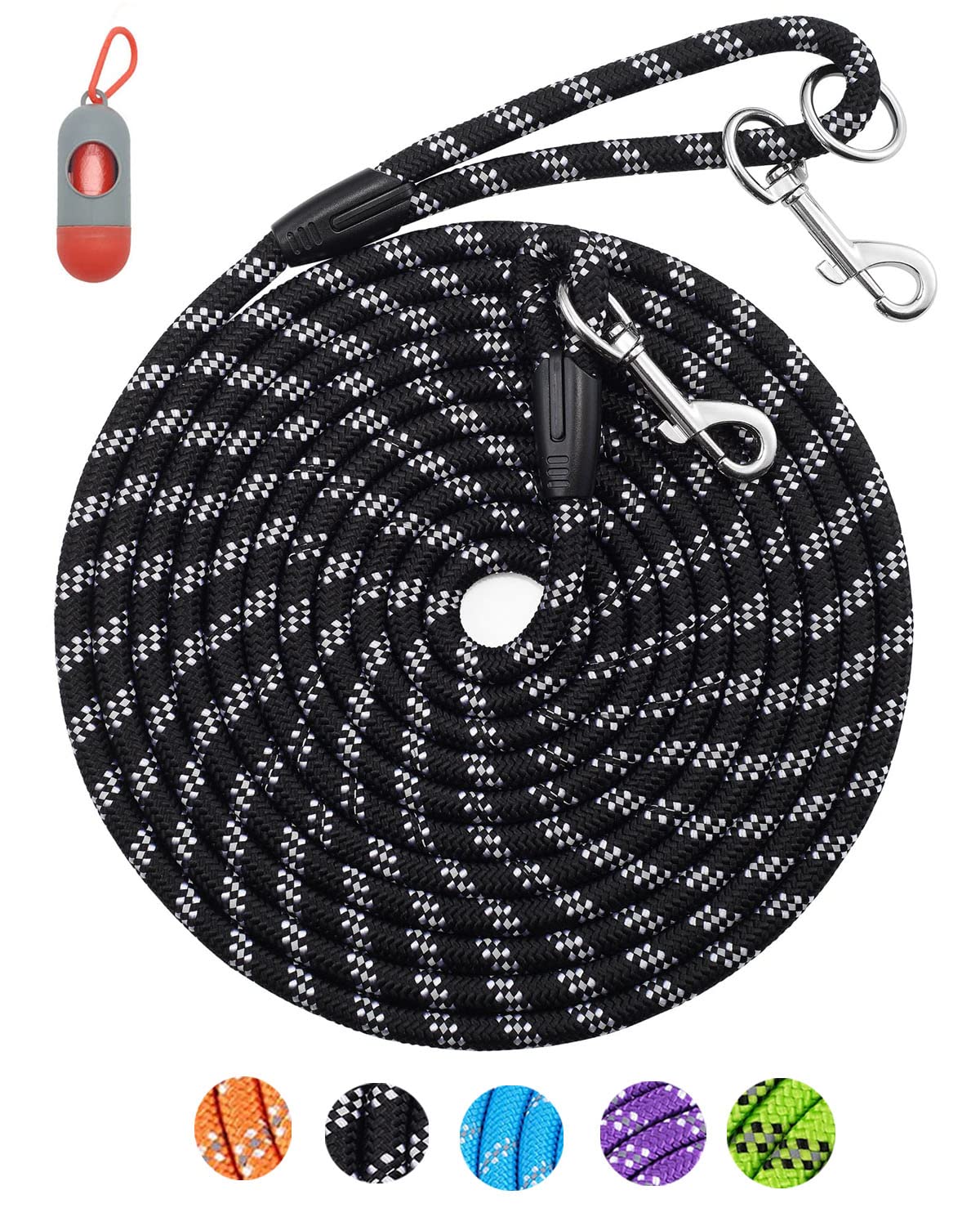 Dog Leash Lanwandeng Reflective Threads Rope Check Cord