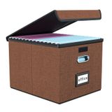 Caixa Organizadora De Arquivos Huolewa Upgrade Portable Com Tampa 38x32x27cm