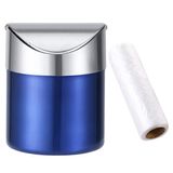 Lata De Lixo De Bancada Zhouwhjj Swing Lid 1,5 L/0,40 Galões