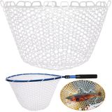 Rede De Borracha De Reposição Para Rede De Pesca Dovesun Clear Black